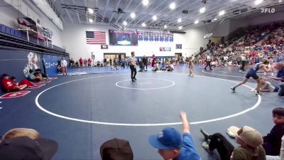 75 lbs Quarterfinal - Winston Barret, Big Horn Middle School vs Jonathan Johnson, Douglas Middle School