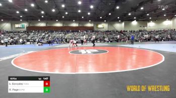 107 lbs Quarterfinal - Karen Gonzalez, Tokay Wrestling Club vs Ryleigh Page, South Central Punisher Wrestling Club