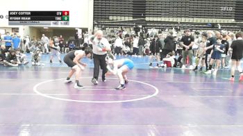 101 lbs Semifinal - Joey Cotter, CTWHALE Orca - MSE vs Ryder Ream, TDWC Maniacs - MSE