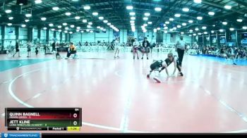 84 lbs Rd# 10- 4:00pm Saturday Final Pool - Quinn Bagnell, Minion Green vs Jett Kline, Lions Wrestling Academy