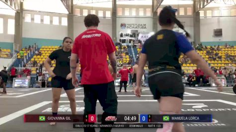 Giovanna Gil vs MANUELA LORCA 2025 ADCC Brazilian Nationals