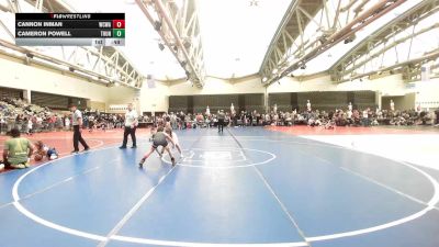 85 lbs Rr Rnd 2 - Cannon Inman, Wrecking Crew Wrestling Academy vs Cameron Powell, Thunderstruck K3