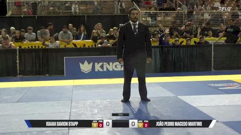 João Pedro Macedo Martins vs Isaiah Savion Stapp 2025 Pan Kids Jiu-Jitsu IBJJF Championship
