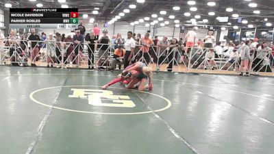 100 lbs Rr Rnd 2 - Nicole Davidson, Valebound Wrestling Club - HSG vs Parker Robles, MetroWest United Pink - HSG