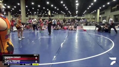 155 lbs Semis (4 Team) - Madison Cooley, AR- 15 vs Turtle Trenary, Ain`t My First Rodeo