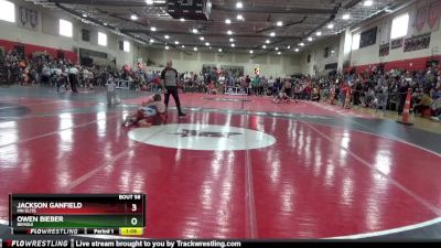 102 lbs Quarterfinal - Owen Bieber, Bemidji vs Jackson Ganfield, MN Elite