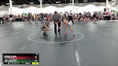 48 lbs Round 2 (6 Team) - Ryker Stahl, Keystone Krush vs Leo Alojado, Mat Warriors Blue