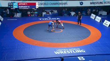 70 kg Finals 1-2 - Yoshinosuke Aoyagi, Japan vs Nurkozha Kaipanov, Kazakhstan