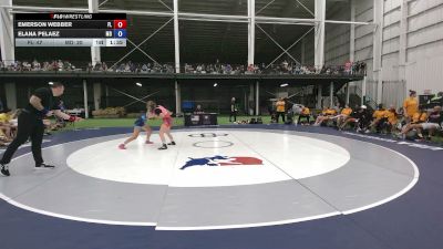 110 lbs Emerson Webber, Florida vs Elana Pelaez, Maryland