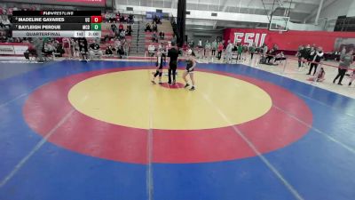 103 lbs Quarterfinal - Bayleigh Perdue, McDaniel vs Madeline Gavares, Ursinus