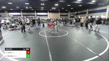 116 lbs Consi Of 4 - Teagan Lewis, Grindhouse WC vs Logan McNally, Wasatch WC