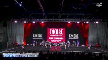 Spirit of Texas - Purple Diamonds [2025 L2 Junior - Medium Day 3] 2025 Encore Grand Nationals