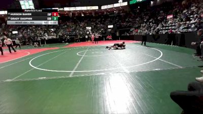 164 lbs Champ. Round 1 - Grady Dauphin, GBW1 vs Hudson Baker, EMPA