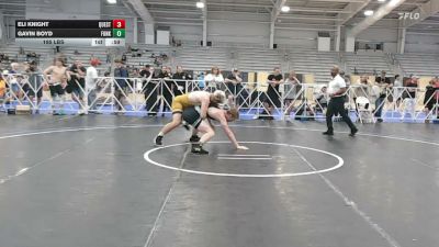 195 lbs Quarterfinal - Eli Knight, Quest School Of Wrestling Black - HSB vs Gavin Boyd, Funk City - HSB