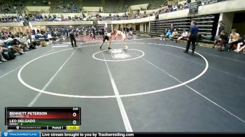 220 lbs Round 3 (4 Team) - Bennett Peterson, Stillwater vs Leo Delgado, Hersey