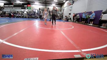 57-62 lbs Rr Rnd 2 - Mariah Strange, Woodland Wrestling Club vs Graycie Card, Tulsa Blue T Panthers