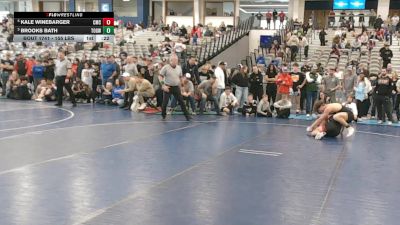 155 lbs 1st Place Match - Kale Winebarger, Cowboy Mat Club vs Brooks Bath, Touch Of Gold Wrestling Club