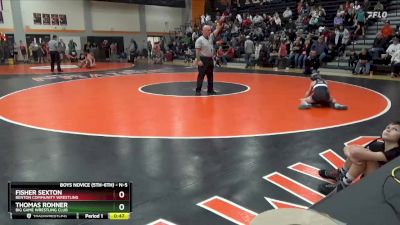 N-5 lbs Quarterfinal - Thomas Rohner, Big Game Wrestling Club vs Fisher Sexton, Benton Community Wrestling