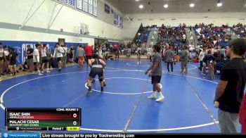 195 lbs Cons. Round 3 - Malachi Cesar, Beaumont High School vs Isaac Shin, Arnold O Beckman