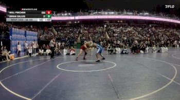 3A 165 lbs Quarterfinal - Will Fincher, St. Stephens High School vs Brian Gillus, Statesville High School