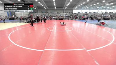 132 lbs Round Of 32 - Benjamin Zuckerman, CT vs Luke Johannes, SC