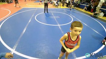 46 lbs Consi Of 16 #2 - Kylon Shaffer, Hilldale Youth Wrestling Club vs Hudson Massara, Barnsdall Youth Wrestling