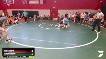 145 lbs Round 4 (8 Team) - Hayden Stine, Best Trained vs Cora Moon, Kansas Silver