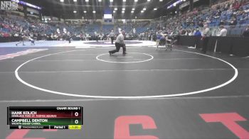 5A - 138 lbs Champ. Round 1 - Hank Kolich, Overland Park-St. Thomas Aquinas vs Campbell Denton, Wichita-Bishop Carrol