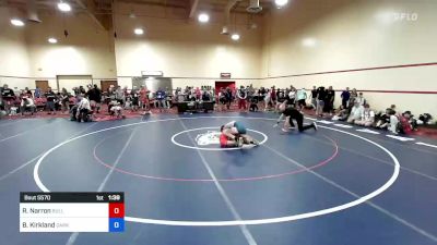 60 kg Cons 64 #2 - Rowdy Narron, BullTrained Wrestling vs Boedi Kirkland, Darkhorse Wrestling