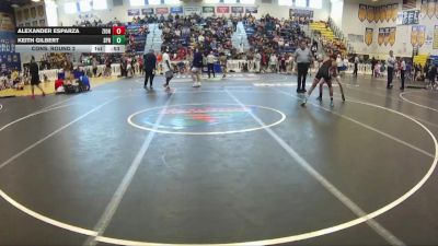 126 lbs Cons. Round 2 - Alexander Esparza, Crestview High School vs Keith Gilbert, Springstead