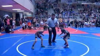 52 lbs Consolation - Ayo Bear, Mojo Grappling vs Randy Hotema, Morris Eagles Wrestling Club