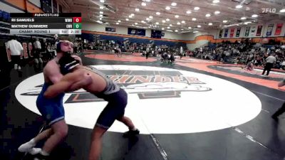 184 lbs Champ. Round 1 - Mathew Gummere, Case Western Reserve vs RJ Samuels, Wisconsin-Whitewater