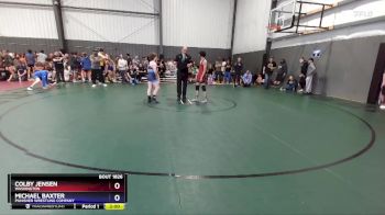 120 lbs Champ. Round 2 - Colby Jensen, Washington vs Michael Baxter, Punisher Wrestling Company
