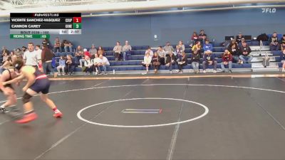 165 lbs Cons. Round 4 - Vicente Sanchez-Vasquez, Colorado State University - Pueblo vs Cannon Carey, Concordia (Neb.)