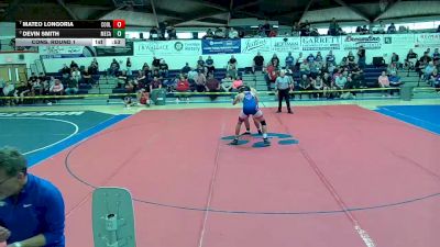 192 lbs Cons. Round 1 - Devin Smith, Mesa vs Mateo Longoria, COOLIDGE