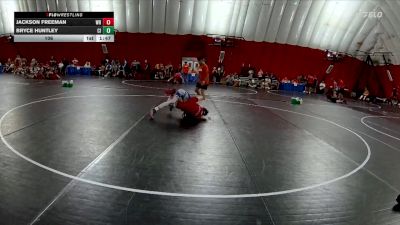 106 lbs Placement Matches (8 Team) - Jackson Freeman, Wisconsin Rapids vs Bryce Huntley, Cambridge-Isanti Blue