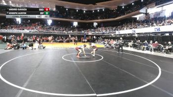 6A 144 lbs Cons. Round 1 - Andrei Gavaza, Katy Cinco Ranch vs Joseph Austin, Dripping Springs