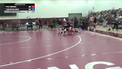 110 lbs Quarterfinal - Leslie De Anda, Bakersfield College vs Eva Jimenez, Unattached