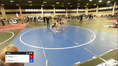 150 kg Consolation - Kaleb Porter, Mogollon vs Rocky Porter, Mogollon