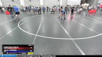 150 lbs Quarterfinal - Jonathan Phelps, Cadott Wrestling Club vs Devin Johnson, AWA