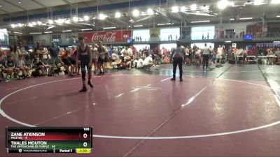 108 lbs Round 7 (10 Team) - Thales Mouton, The Untouchables Purple vs Zane Atkinson, Pace WC