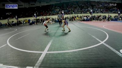 52 lbs Round Of 16 - Treble Castor, Woodward Youth Wrestling vs Timmy McCall, Fort Gibson Youth Wrestling