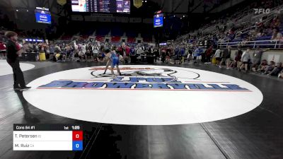 126 lbs Cons 64 #1 - Ty Petersen, ID vs Manuel Ruiz, CA