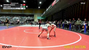 135 lbs Consi Of 4 - Breonna Apodaca, Idaho Gold vs Anna Lewis, Greenwave Youth Wrestling Club