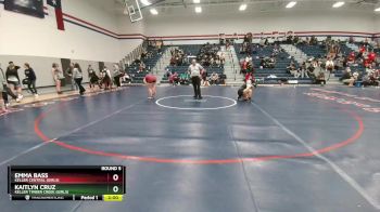 152 lbs Round 5 - Kaitlyn Cruz, Keller Timber Creek (Girls) vs Emma Bass, Keller Central (Girls)