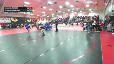 140 lbs Cons. Round 3 - Aynnara Quintero, Olympian vs Savanna Turner, Beaumont