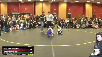 70 lbs Round 1 (6 Team) - Evelyn Shockman, MN ALL Star vs Sage Crittenden, SW Region Girls