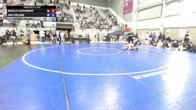 U20 Women - 68 lbs Champ. Round 1 - Noelle Alexander, CA vs Ava Collins, OR