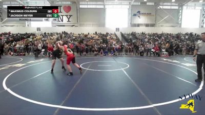 Round 3 - Jackson Meyer, North Tonawanda Wrestling Club vs Maximus Colburn, Olean Wrestling Club