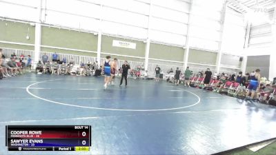 157 lbs Placement Matches (8 Team) - Cooper Rowe, Minnesota Blue vs Sawyer Evans, Washington